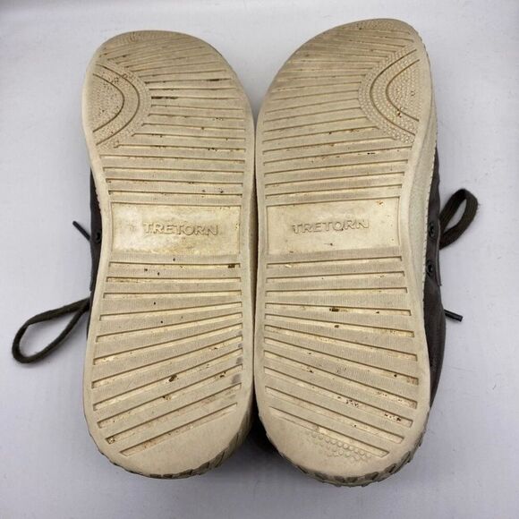 Tretorn Nylite Gray Suede Lace Up Sneakers Size 8.5 - Picture 6 of 12